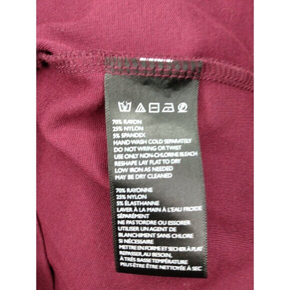 Kimchi Blue Urban Outfitters Juniors Sz S Ruffle Strap Mini Dress Wine NWT - Picture 5 of 6